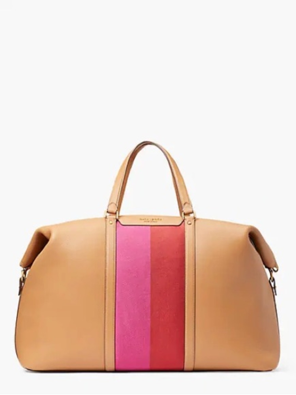 kate spade Racing Stripe Faye Large Weekender In Bungalow